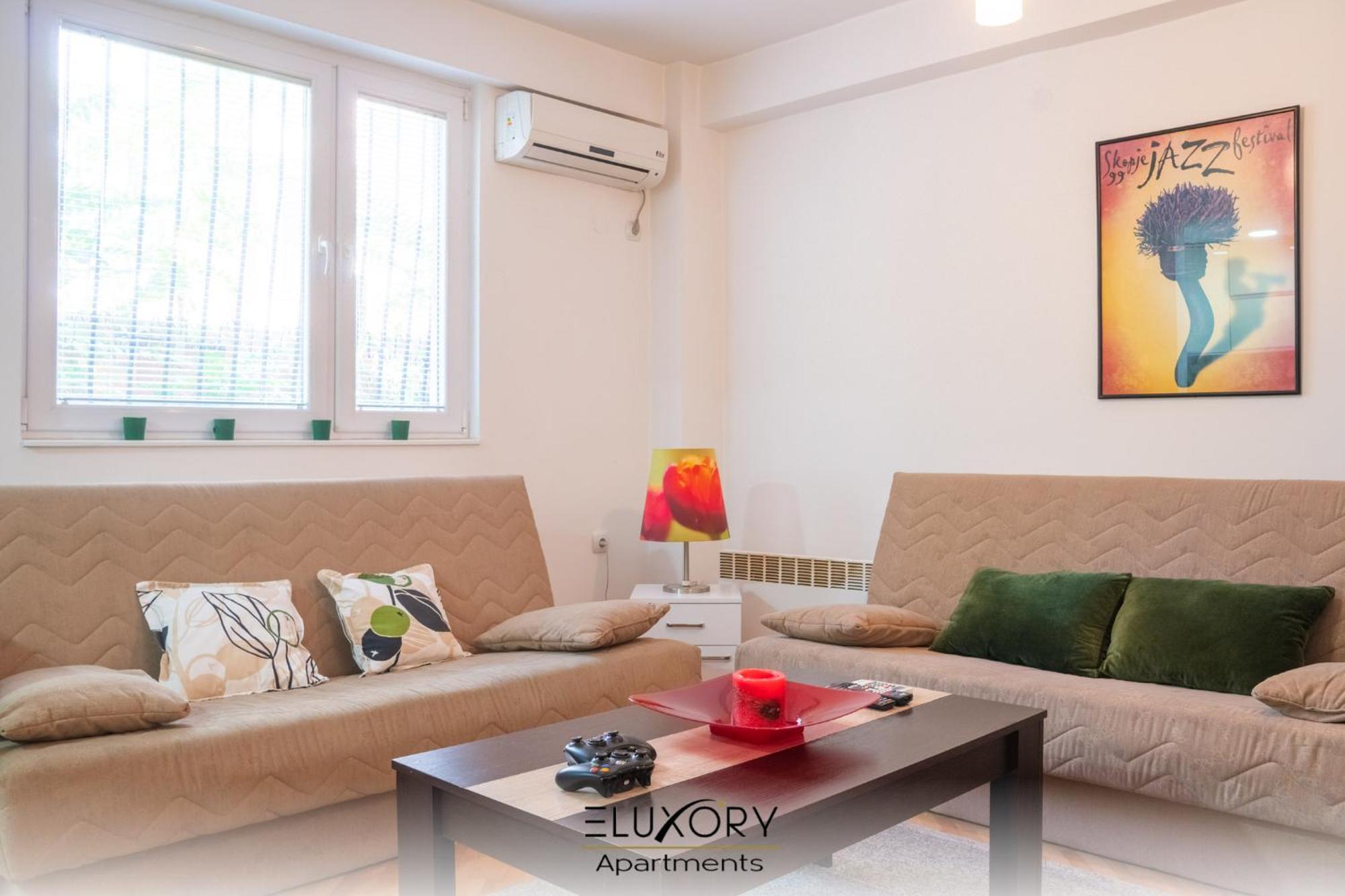 Skopje Eluxory Apartments Екстериор снимка